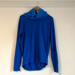 Lululemon Cowl Neck Top Blue Size 10